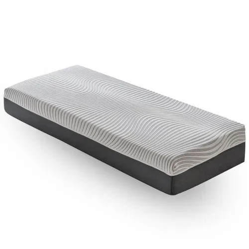 Matelas Ressorts Ensachés 90x200 Accueil Mémoire De Forme - Hauteur 20 Cm - Housse Amovible