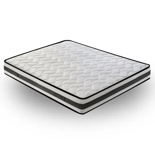 Matelas Mousse 80x190 Cm - Réversible - Côté Été/hiver -  Epaisseur 20 Cm
