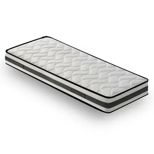 Matelas Mousse 80x190 Cm - Réversible - Côté Été/hiver -  Epaisseur 20 Cm