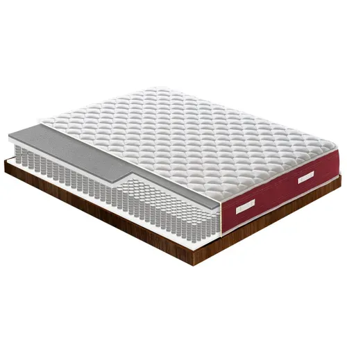 Matelas Ressorts Ensachés 140x200 Cm DOMY - Epaisseur 21 Cm