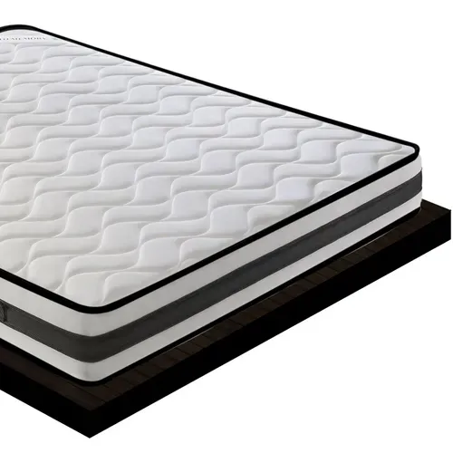Matelas Mousse 160x190 - Epaisseur 20 Cm - Réversible - Côté Été/hiver