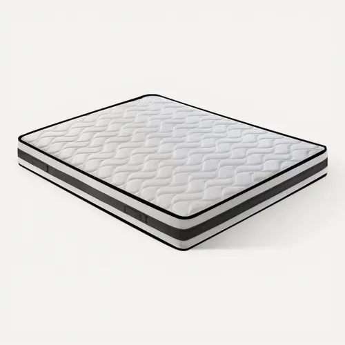 Matelas Mousse 160x190 - Epaisseur 20 Cm - Réversible - Côté Été/hiver