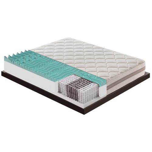 Matelas Ressorts Ensachés 120x190 Cm Accueil Mémoire De Forme Epaisseur 22 Cm