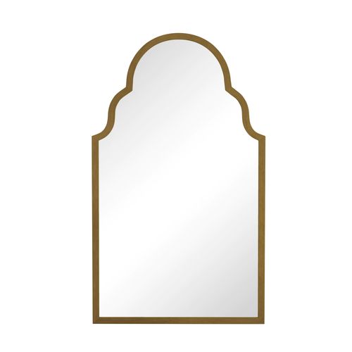 Miroir Rectangulaire, Cadre Métal, Miroir Pour Mur, 61x101cm En Bronze