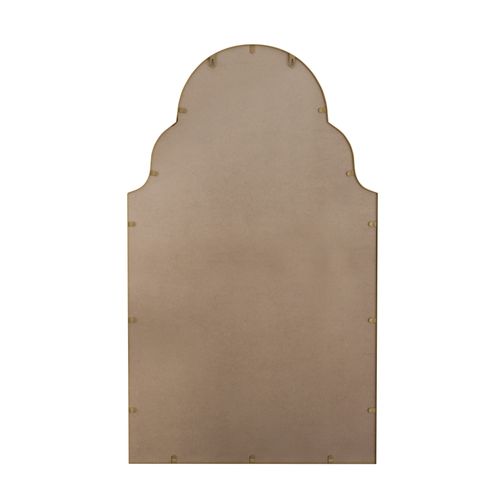 Miroir Rectangulaire, Cadre Métal, Miroir Pour Mur, 61x101cm En Bronze