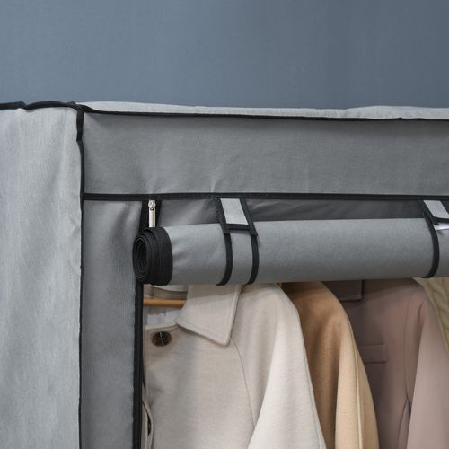 Armoire portable en tissu non tissé – 162 x 43 x 175 cm, 3 porte-vêtem – Ma boutique