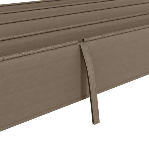 Couverture Rétractable En Toile Pour Pergola 2,85 X 2 M, Imperméable, Uv 30+, Hiver