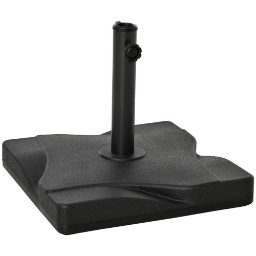 Support Parasol 20 Kg En Ciment 41,5x41,5 Cm, Pour D.30-38 Mm, Stable, Pour Terrasse