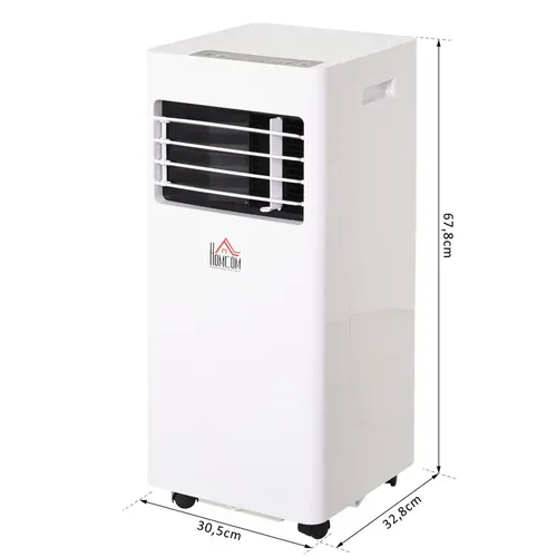 Climatiseur Mobile 3-en-1 21 Kw Avec Minuterie 24h Et 2 Vitesses, Refroidissement, Déshumidification