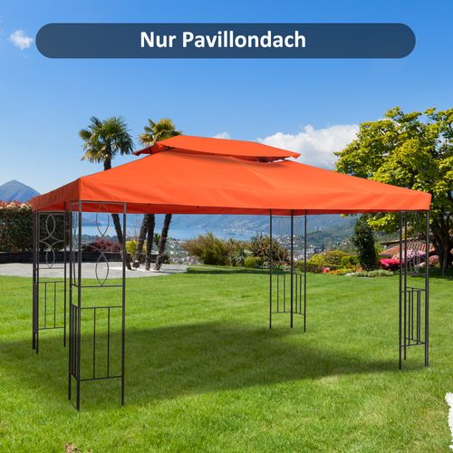 Toit De Remplacement Pour Pavillon 3x4m, En Polyester, Pour Tente De Jardin Et De Fête