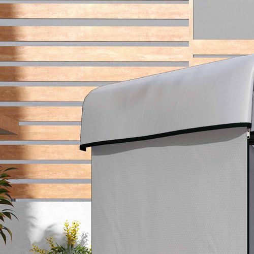 Housse De Protection Meubles De Jardin Pe étanche Uv Renforcé, Gris 215 X 155 X 150 Cm