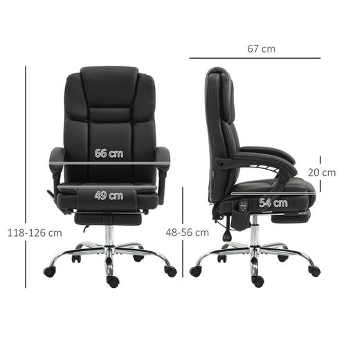 Télécommande De Massage Avec Chauffage Pour Fauteuil Inclinable - Câble 8 Broches 50,8 Cm - Réglable Et Confortable