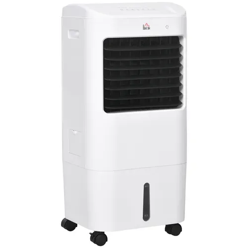 Climatiseur Mobile 3 En 1 Avec Humidification Refroidissement à Eau 15l Oscillant 60° Min 7,5h