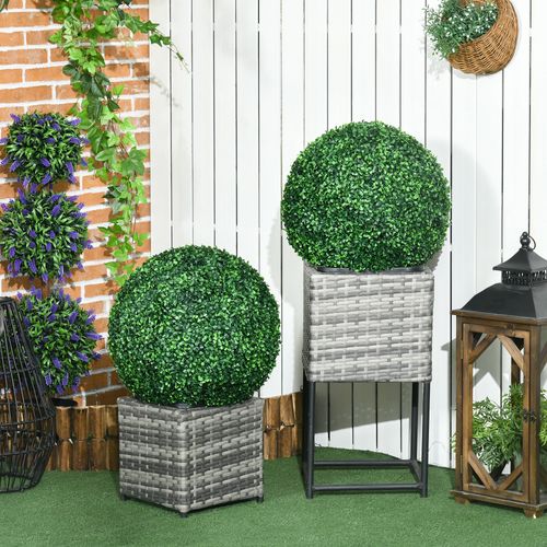 Boules De Buis Artificielles 50 Cm Plastique Décoration Moderne Pour Salon Chambre Bureau Jardin