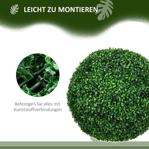 Boules De Buis Artificielles 50 Cm Plastique Décoration Moderne Pour Salon Chambre Bureau Jardin
