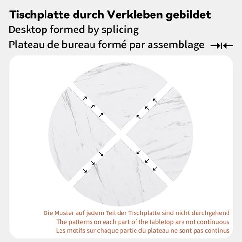 Table à Manger Ronde En Marbre Moderne 1 M, Design Minimaliste,incontournable Pour Maisons élégantes