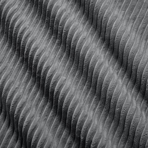Canapé Compressé, Canapé D'angle Modulable, Design Ergonomique, Velours Côtelé, Gris