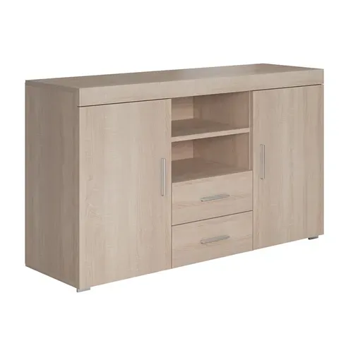 Bahut Buffet Pour Salon Salle à Manger En Sonoma 140x40x80cm Roque
