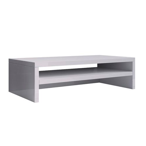 Support De Moniteur Pour Chambre Bureau En Blanc 46x23x13cm Adelis