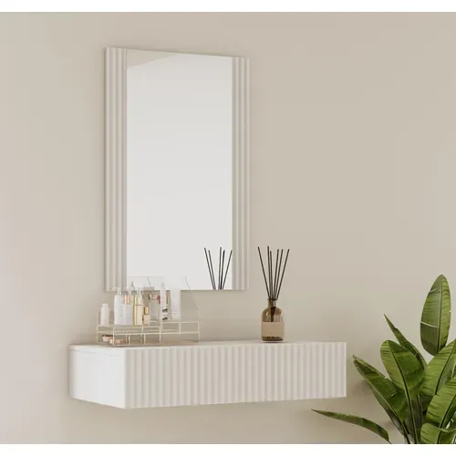 Coiffeuse Pour Chambre à Coucher En Blanc 80x42x97cm Velia