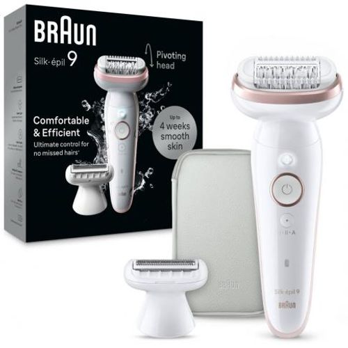 Épilateur Électrique Rechargeable Wet et Dry, 40 Pince, Smartlight
