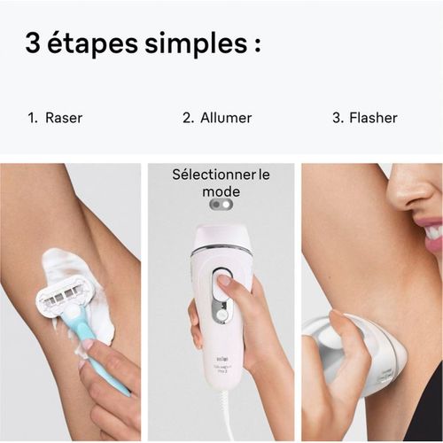 Epilateur à lumière pulsée Silk Expert Pro 3