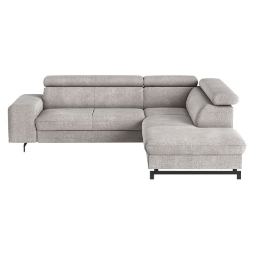 Canapé d'angle convertible EMMA droit orlando sable