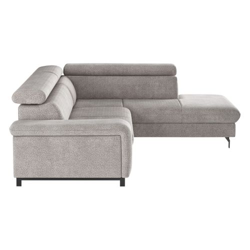 Canapé d'angle convertible EMMA droit orlando sable