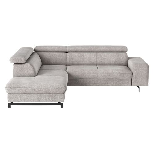 Canapé d'angle convertible EMMA gauche orlando sable