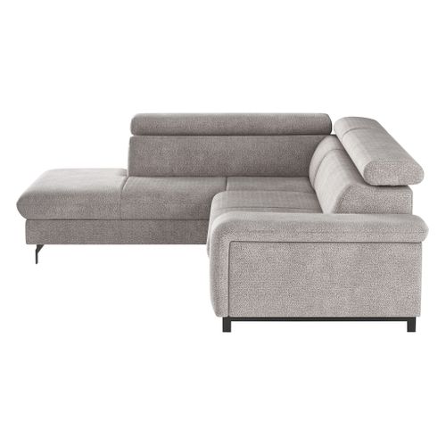 Canapé d'angle convertible EMMA gauche orlando sable