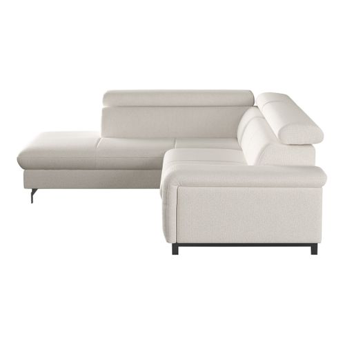 Canapé d'angle convertible EMMA gauche rimini beige