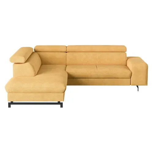 Canapé d'angle convertible EMMA gauche rimini jaune