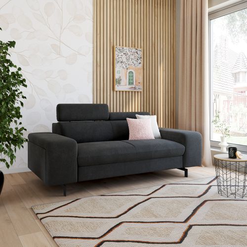 Canapé 3 places EMMA rimini noir