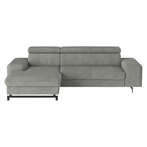 Canapé d'angle convertible EMMA gauche orlando sable