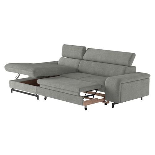 Canapé d'angle convertible EMMA gauche orlando sable