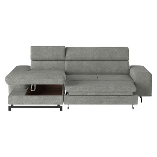 Canapé d'angle convertible EMMA gauche orlando sable