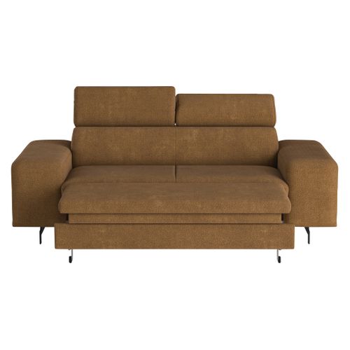 Canapé reposse pieds 3 places EMMA orlando cognac