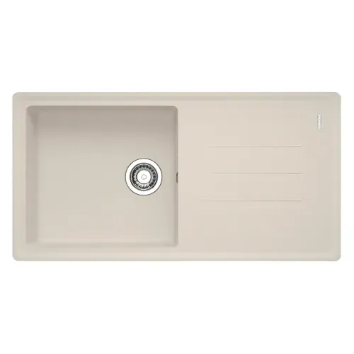 Evier granit 1 bac MALTA 97 x 50 cm taupe