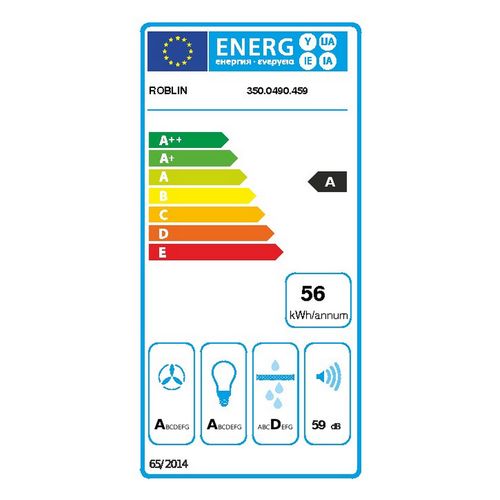 Hotte Plafond 99cm 59db 606m3/h Inox - 6209275