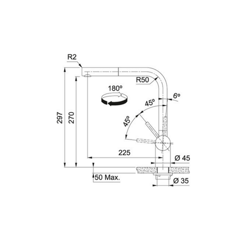 Mitigeur Avec Douchette Inox 444903