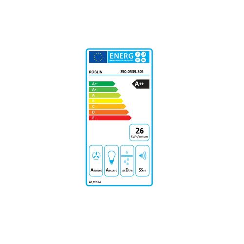 Hotte Plafond 90cm 605m3/h Blanc - 6515894