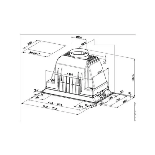 Groupe Filtrant 52cm 580m3/h 70db Inox - 5772785