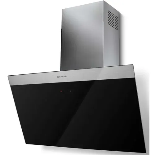 Hotte décorative FABER DAISY PLUS 800 NOIR vue 3/4