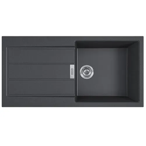 Evier à Encastrer 60cm Manuel Carbone Avec Siphon - 842143