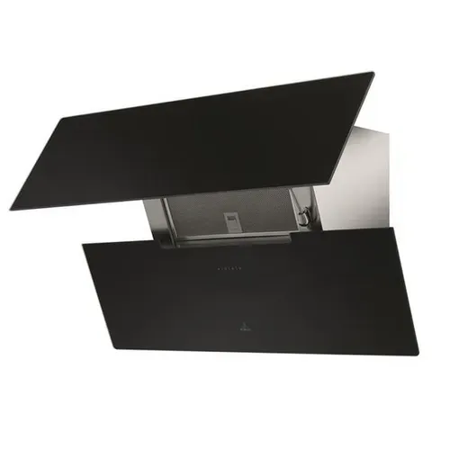 Hotte Décorative Inclinée 80cm 590m3/h Noir 6989541