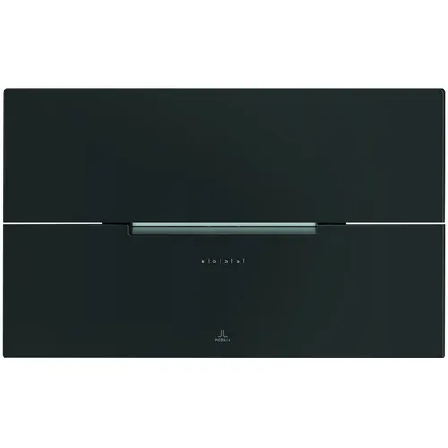 Hotte Décorative Inclinée 80cm 590m3/h Noir 6989541
