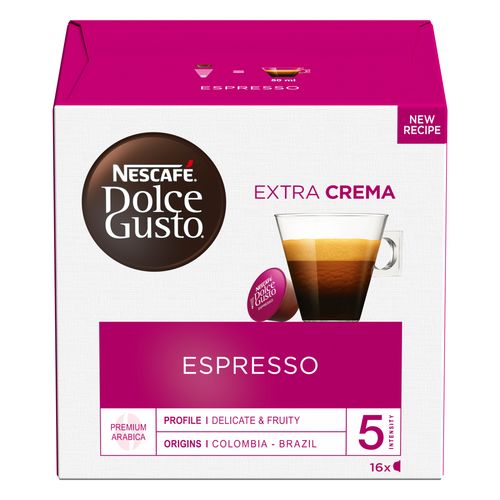 Capsules espresso NESCAFE DOLCE GUSTO Dolce Gusto espresso x16 vue de face