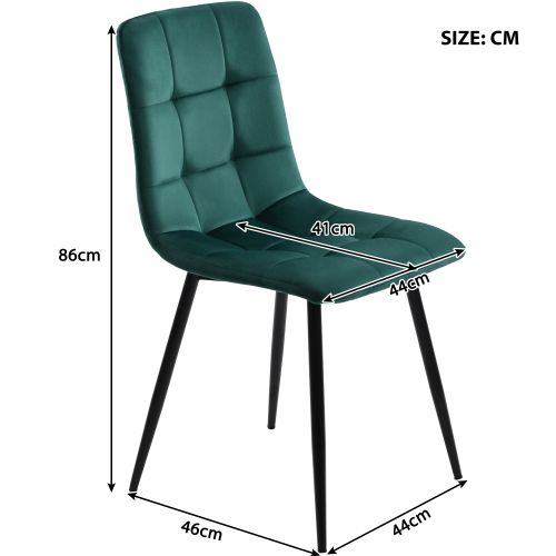 Ensemble De Table à Manger Noire 120x70 Cm Avec 4 Chaises, Table Moderne En Mdf