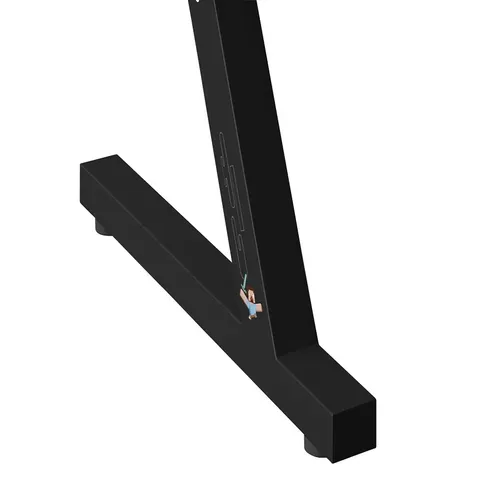 Bureau Gaming Avec LED Et Support Rabattable Pour Casque Et Gobelet - Noir Minecraft