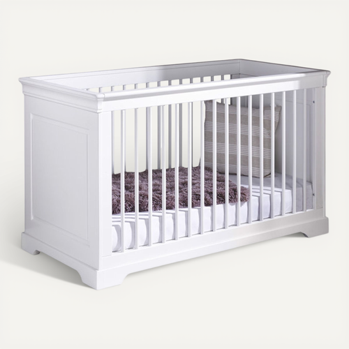 Lit Bébé Évolutif Lila Blanc 70x140 Cm